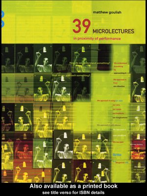 cover image of 39 Microlectures